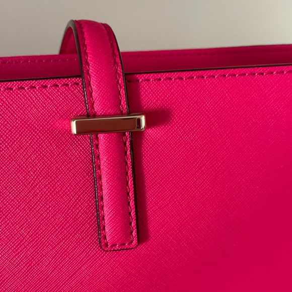 Kate Spade Leather Tote Bag Pink - Picture 5 of 16